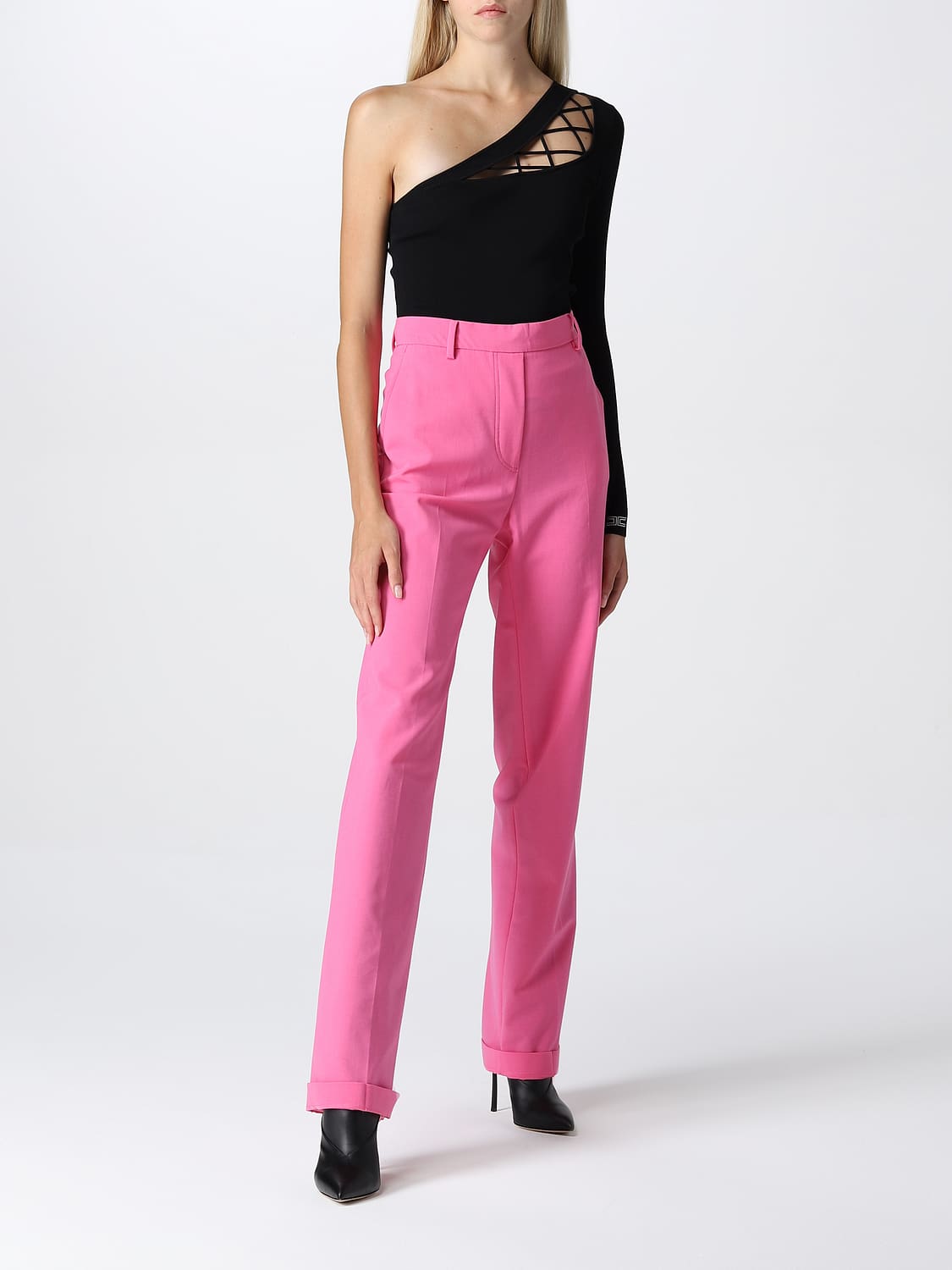 N° 21 PANTS: Pants women N° 21, Pink - Img 2