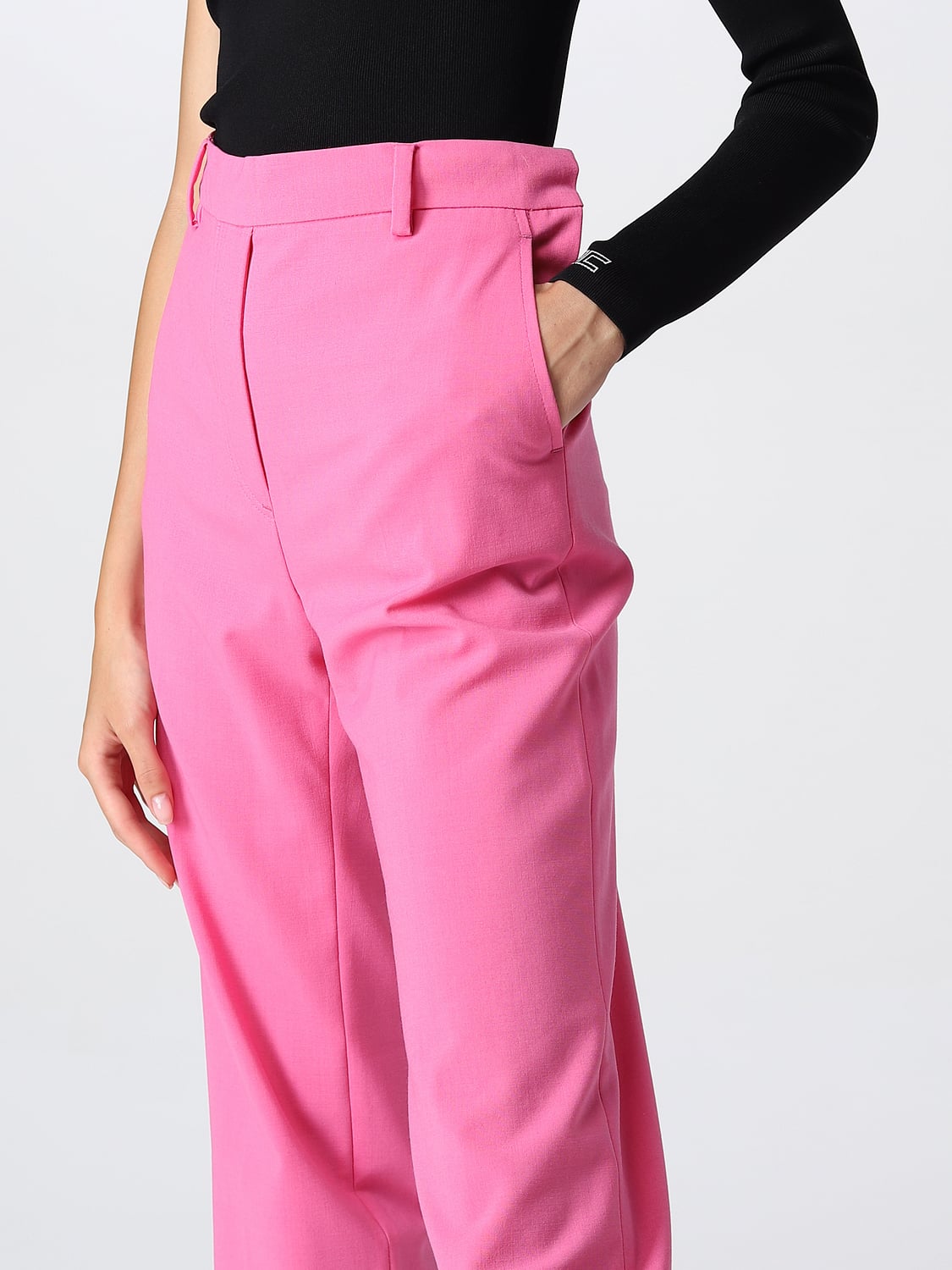 N° 21 PANTS: Pants women N° 21, Pink - Img 4