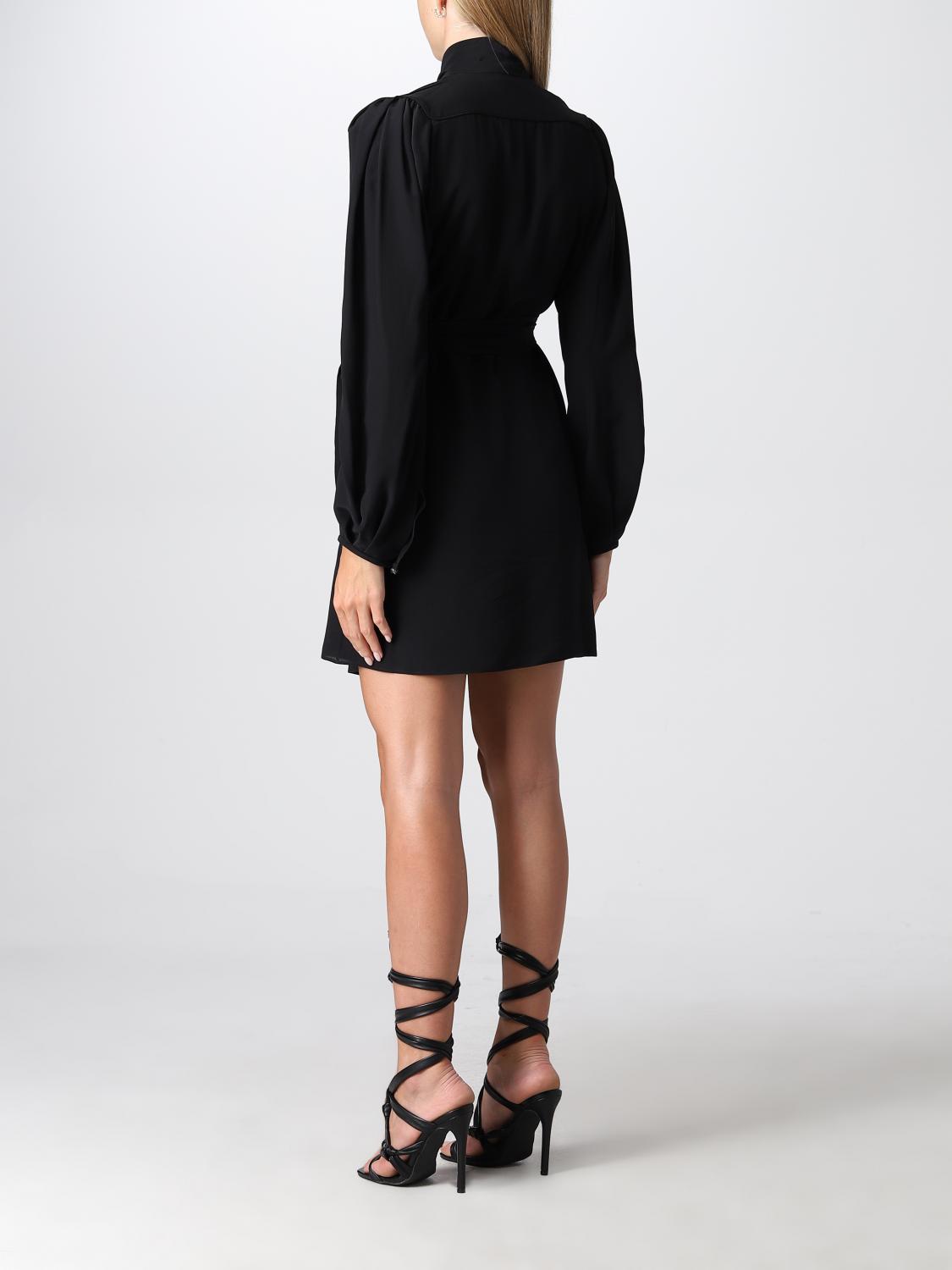 DSQUARED2 ABITO: Abito mini Dsquared2 in seta, Nero - Img 2