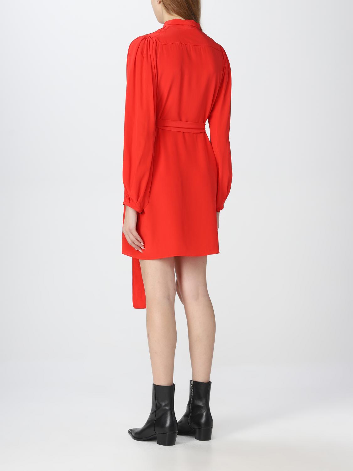 DSQUARED2 ABITO: Abito mini Dsquared2 in seta, Rosso - Img 2