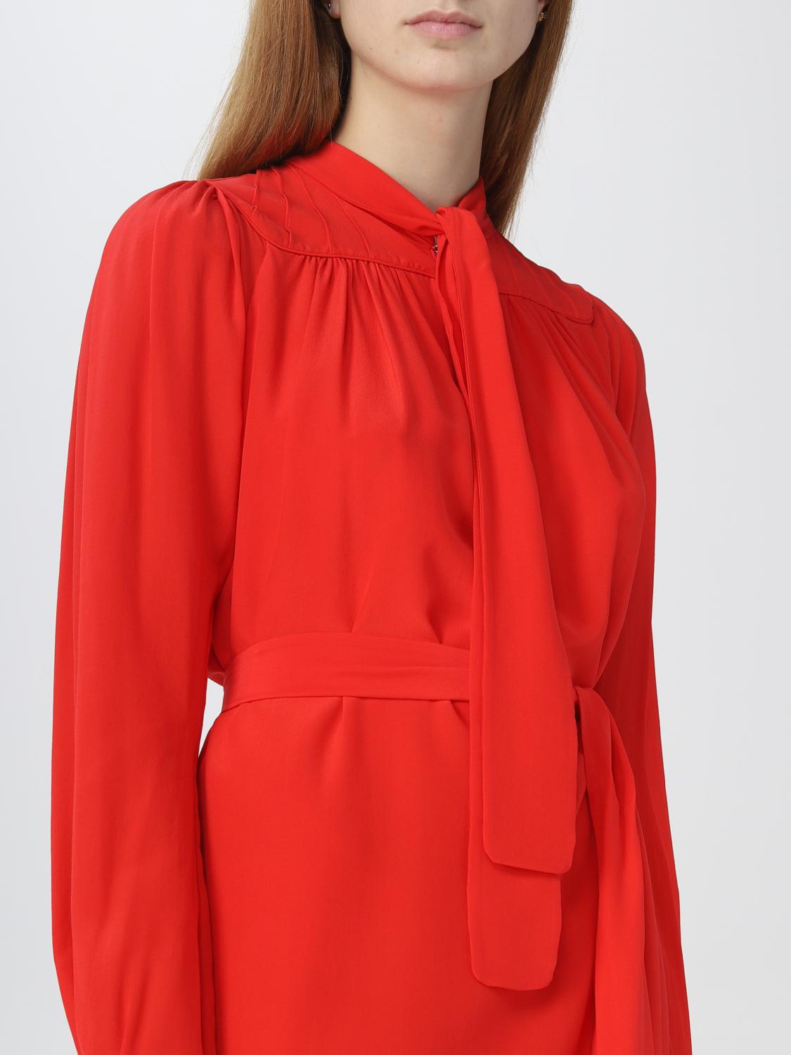 DSQUARED2 ABITO: Abito mini Dsquared2 in seta, Rosso - Img 3