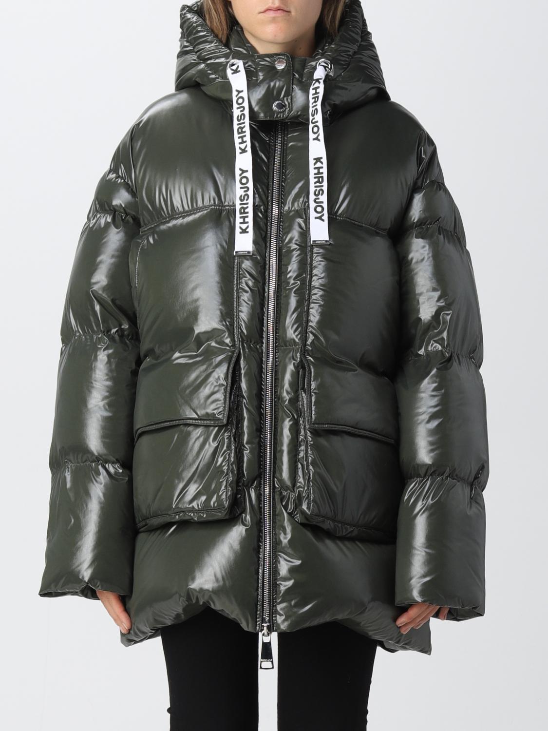 KHRISJOY MANTEL: Khrisjoy Damen Mantel, Military - Img 1