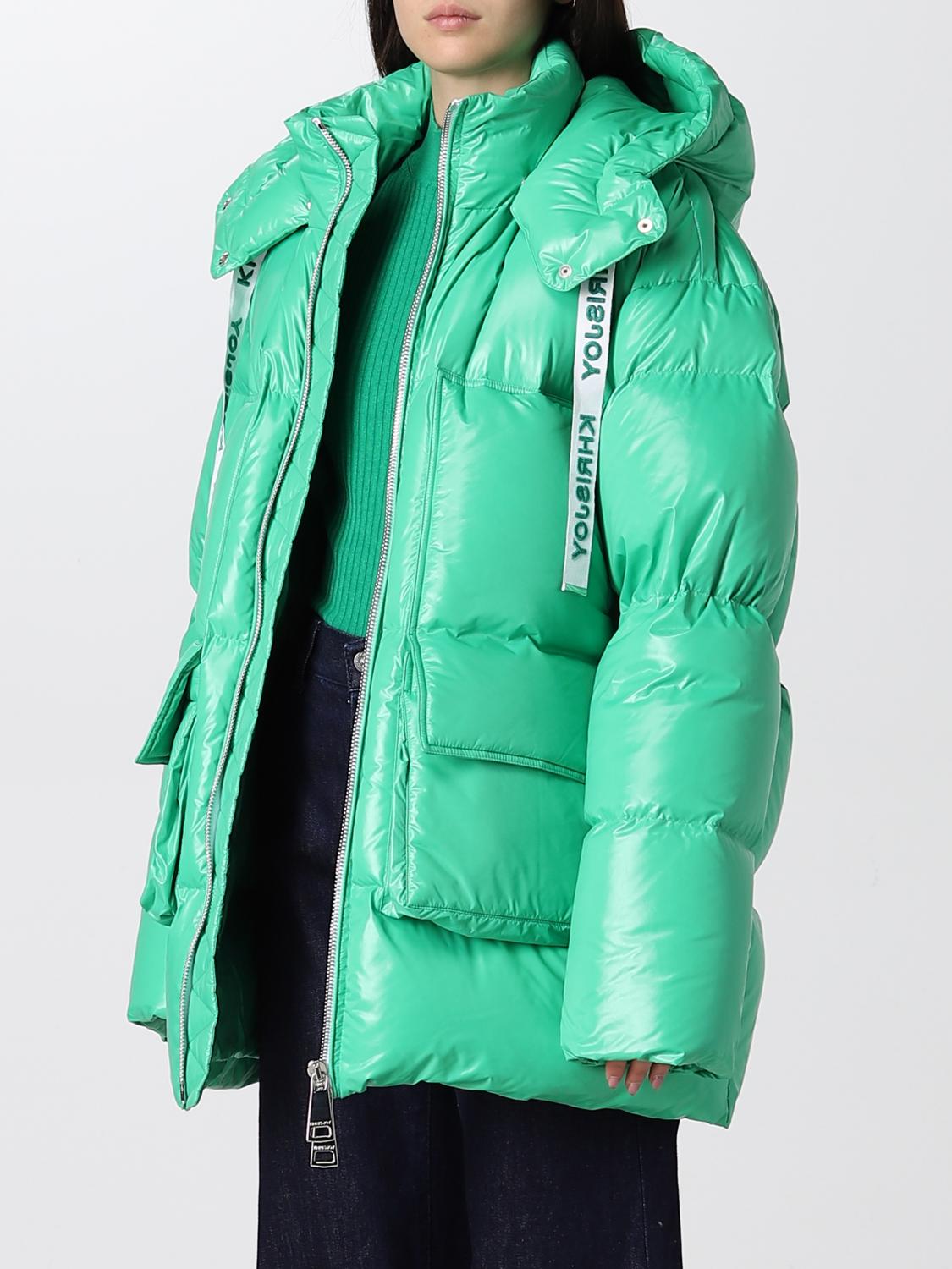 KHRISJOY MANTEL: Khrisjoy Damen Mantel, Emerald - Img 3