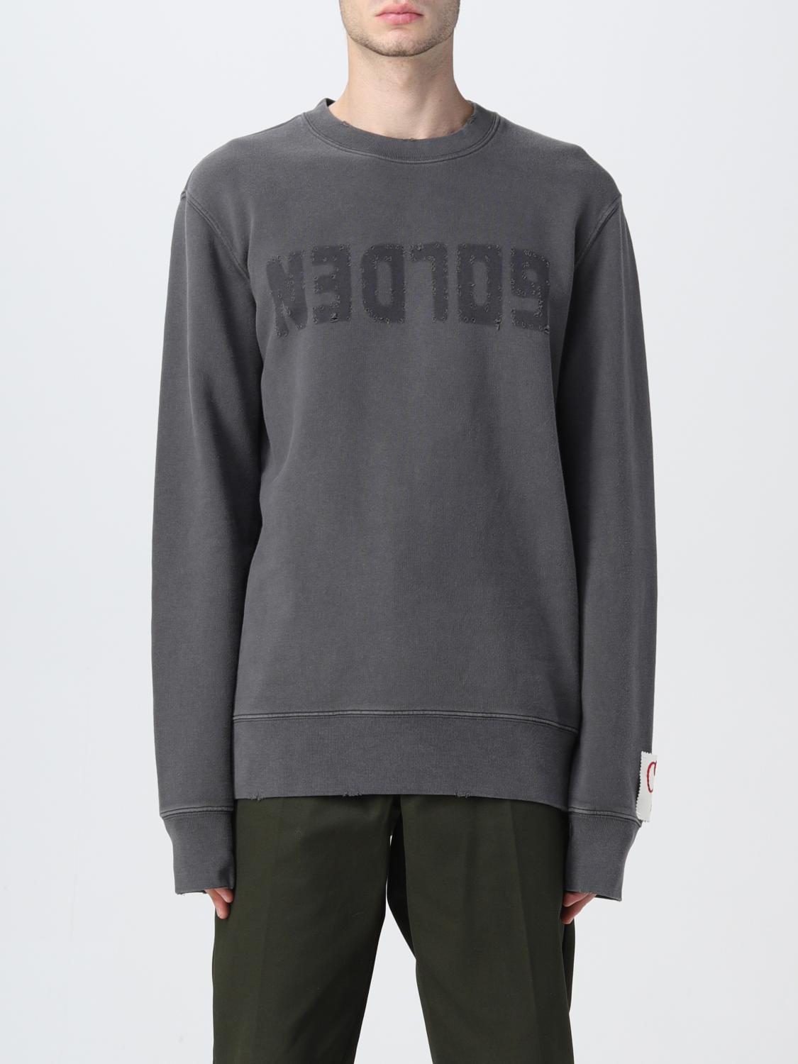 GOLDEN GOOSE: Sweatshirt men - Charcoal | Golden Goose