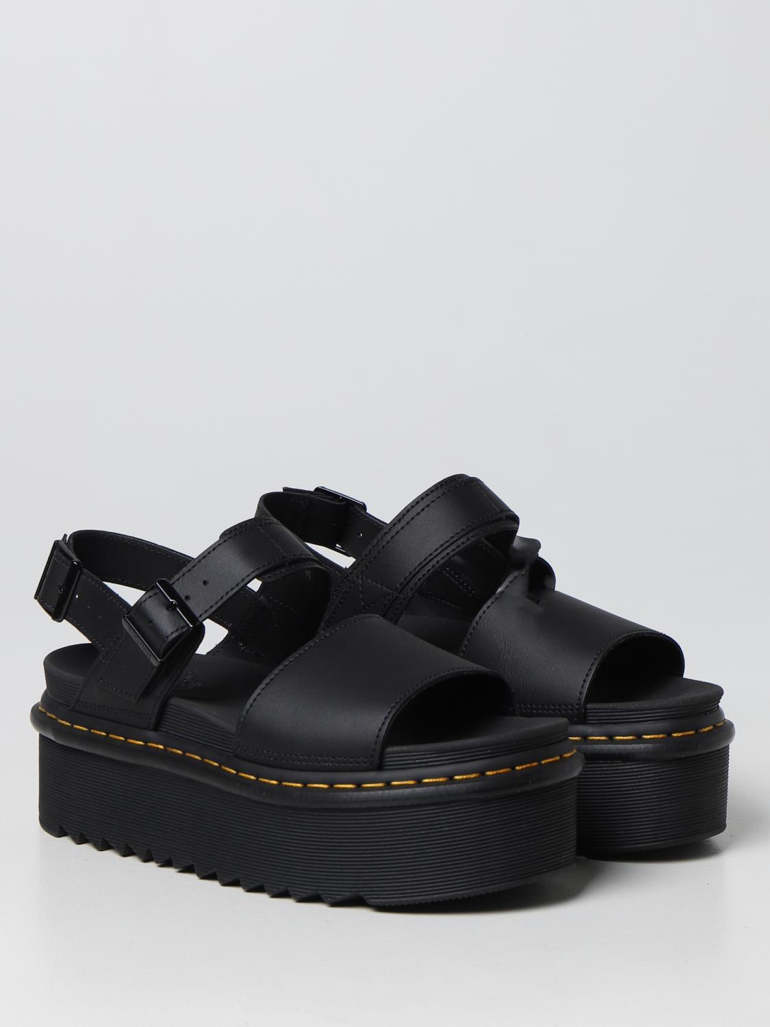 DR. MARTENS FLAT SANDAL: Flat sandals women Dr. Martens, Black - Img 2
