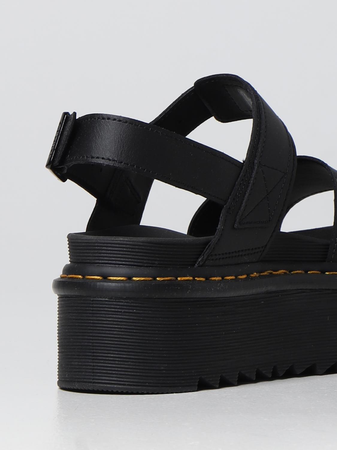 DR. MARTENS FLAT SANDAL: Flat sandals women Dr. Martens, Black - Img 3