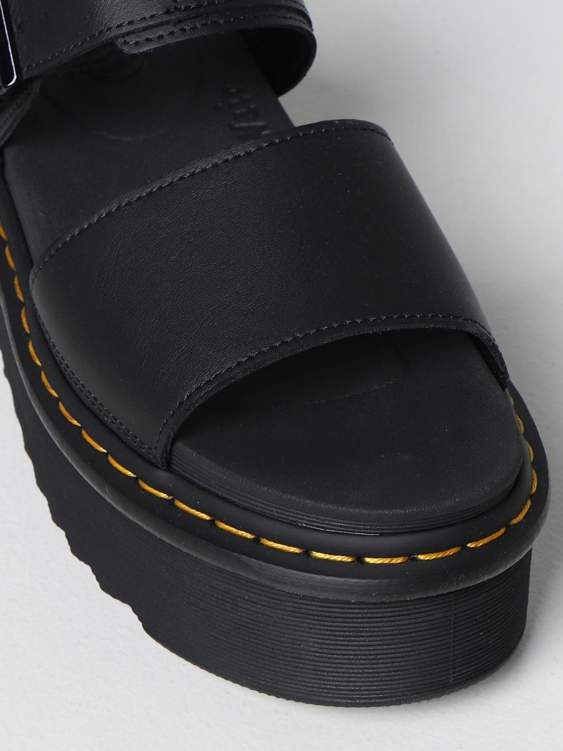 DR. MARTENS FLAT SANDAL: Flat sandals women Dr. Martens, Black - Img 4