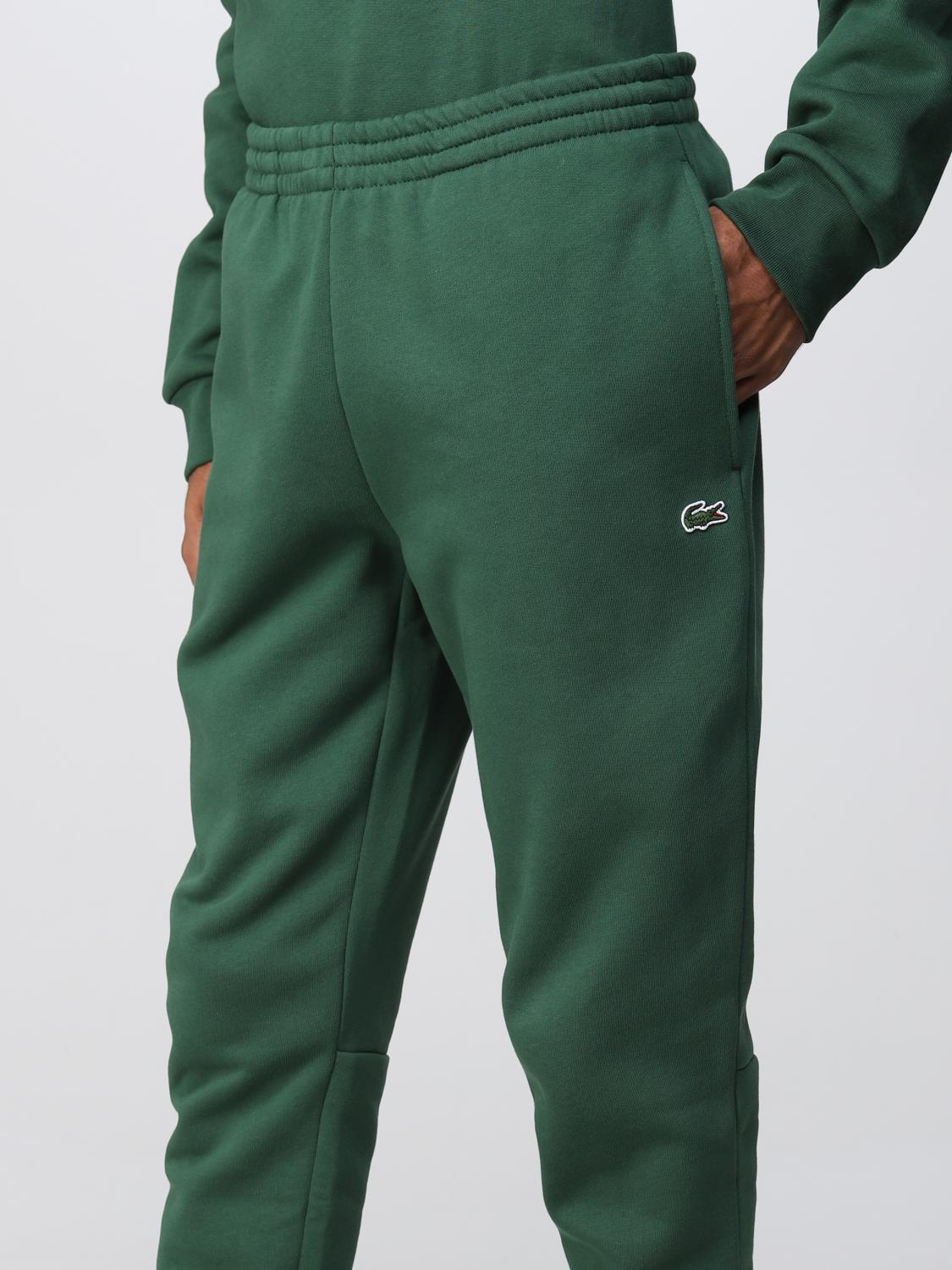 LACOSTE PANTS: Pants men Lacoste, Green - Img 4
