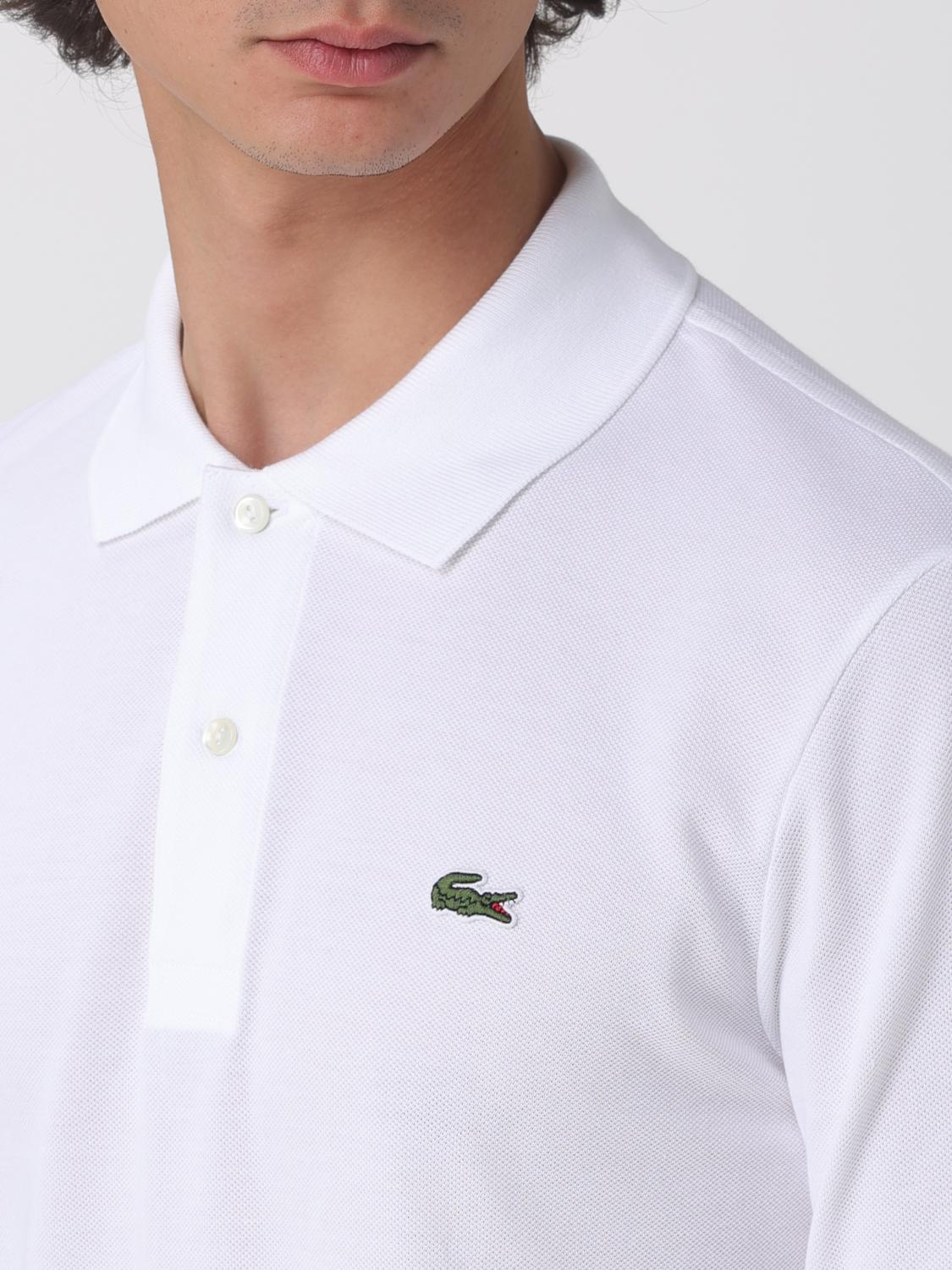 LACOSTE POLO SHIRT: Polo shirt men Lacoste, White - Img 3