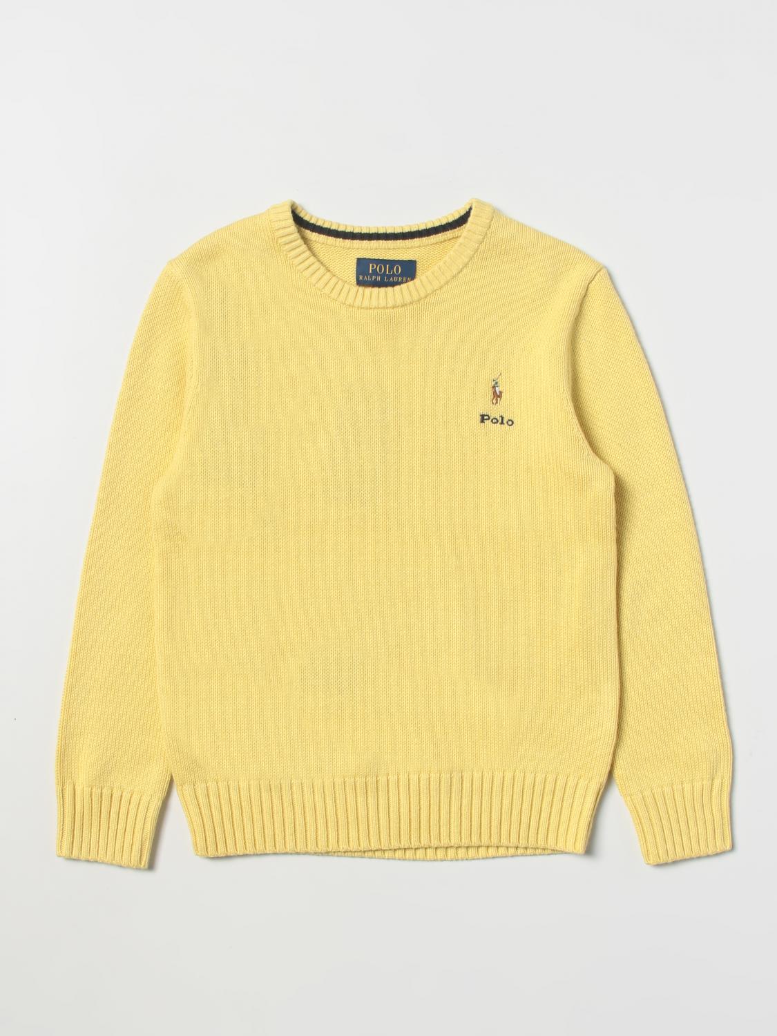 POLO RALPH LAUREN PULL: Pull enfant Polo Ralph Lauren, Jaune - Img 1