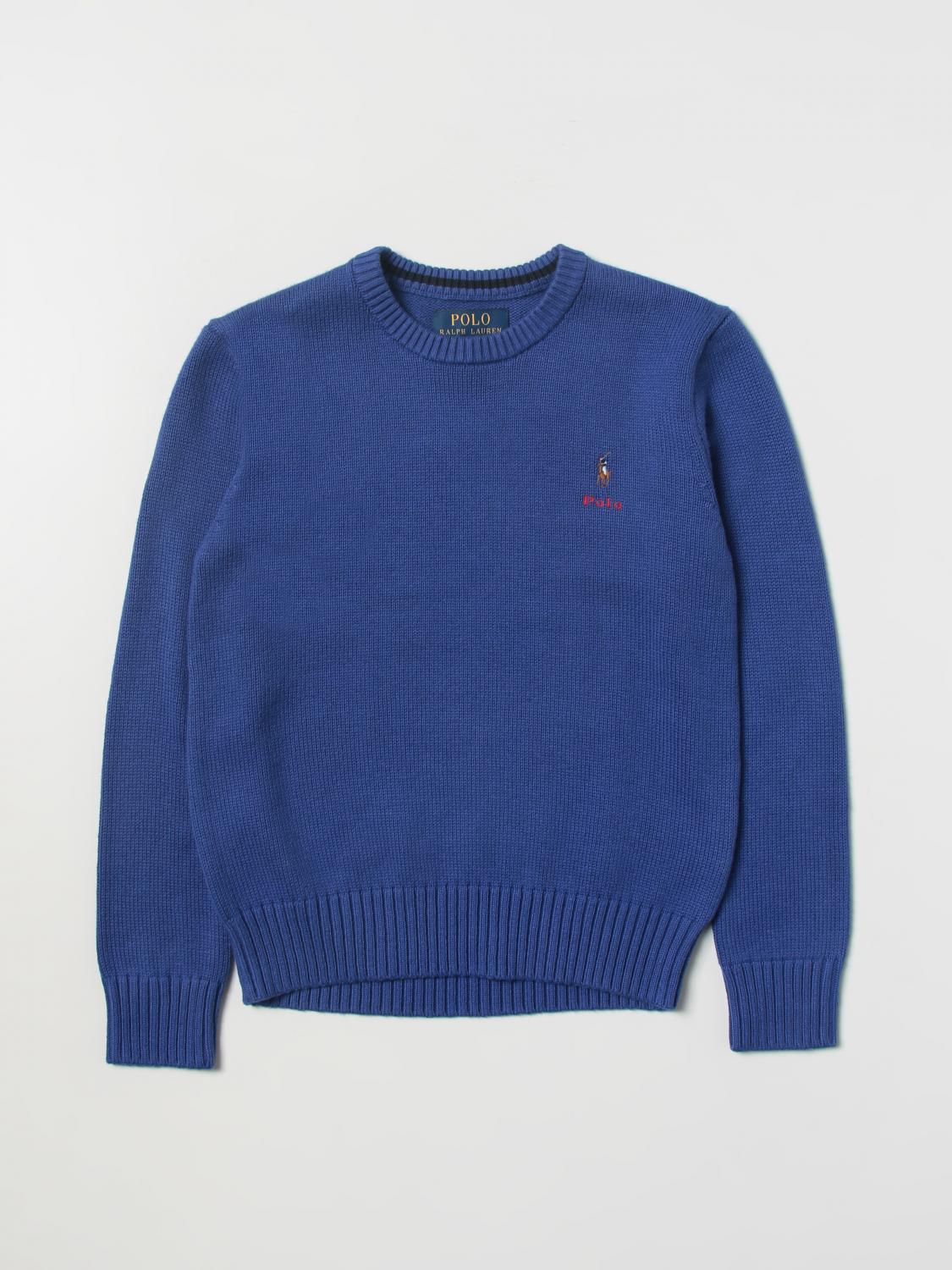 POLO RALPH LAUREN PULL: Pull enfant Polo Ralph Lauren, Bleu - Img 1