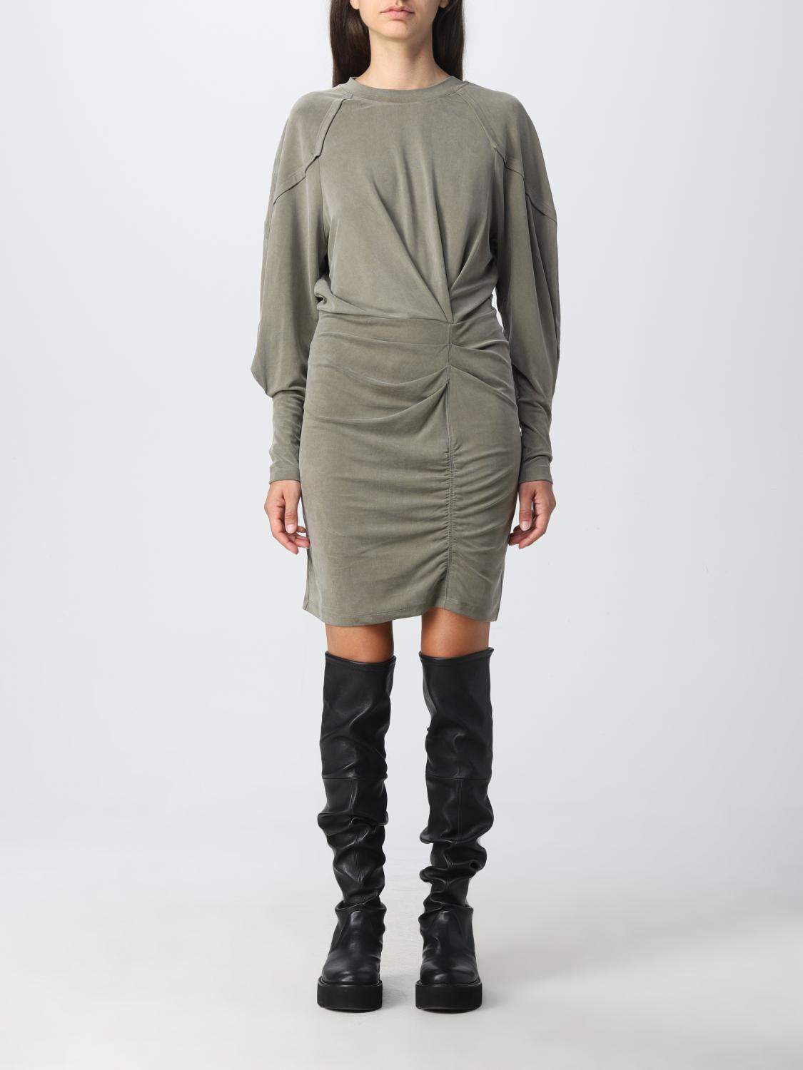 IRO: Dress women Kaki Iro dress WP33ELODY online at