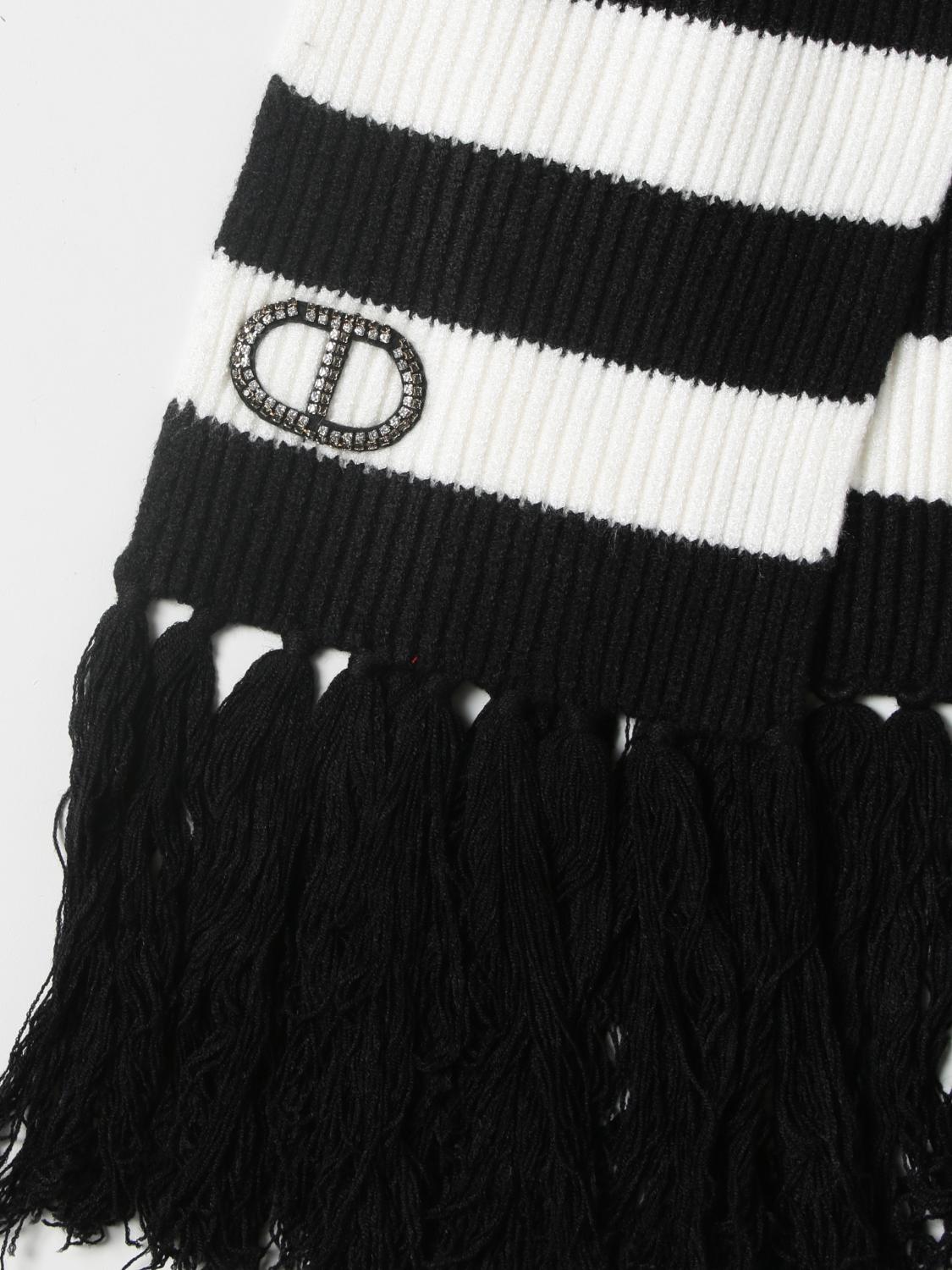 TWINSET BUFANDA: Bufanda niños Twinset, Negro - Img 3