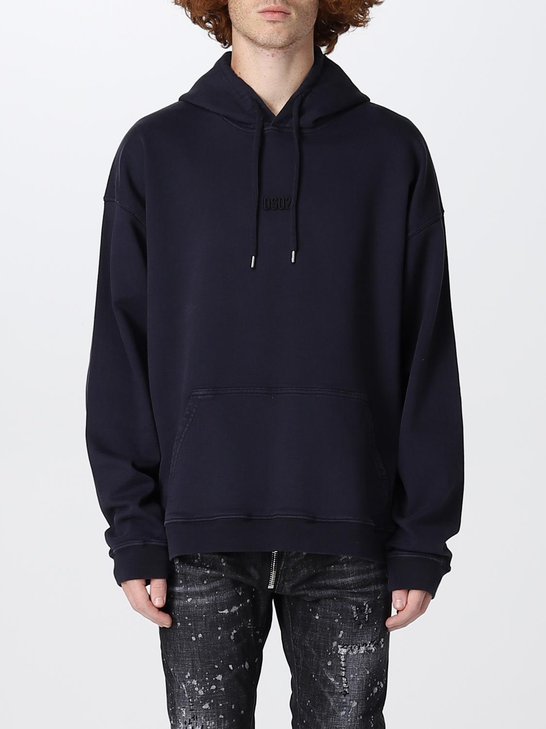 DSQUARED2 SUDADERA: Sudadera hombre Dsquared2, Azul Oscuro - Img 1