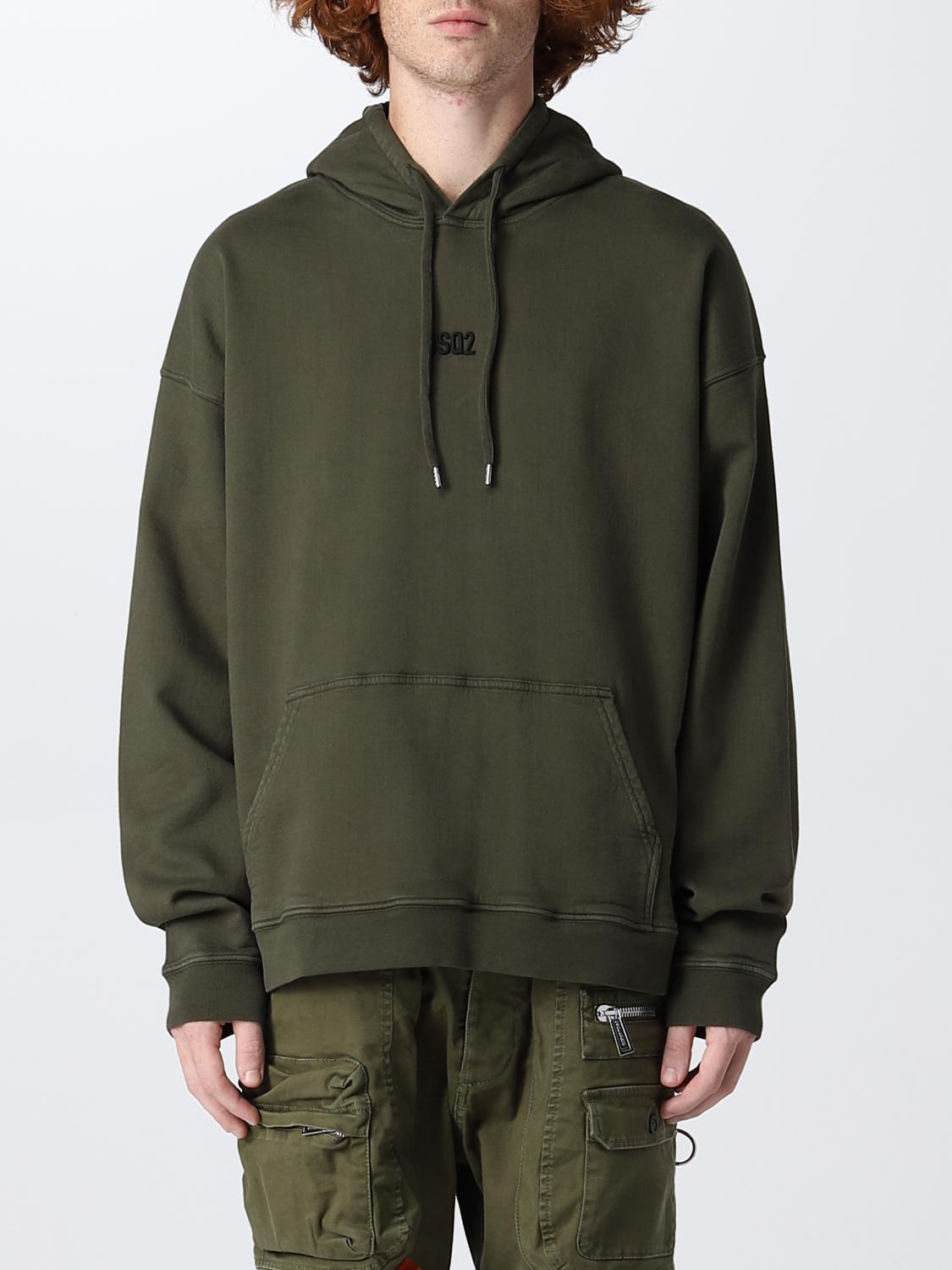 DSQUARED2 SUDADERA: Sudadera hombre Dsquared2, Verde - Img 1