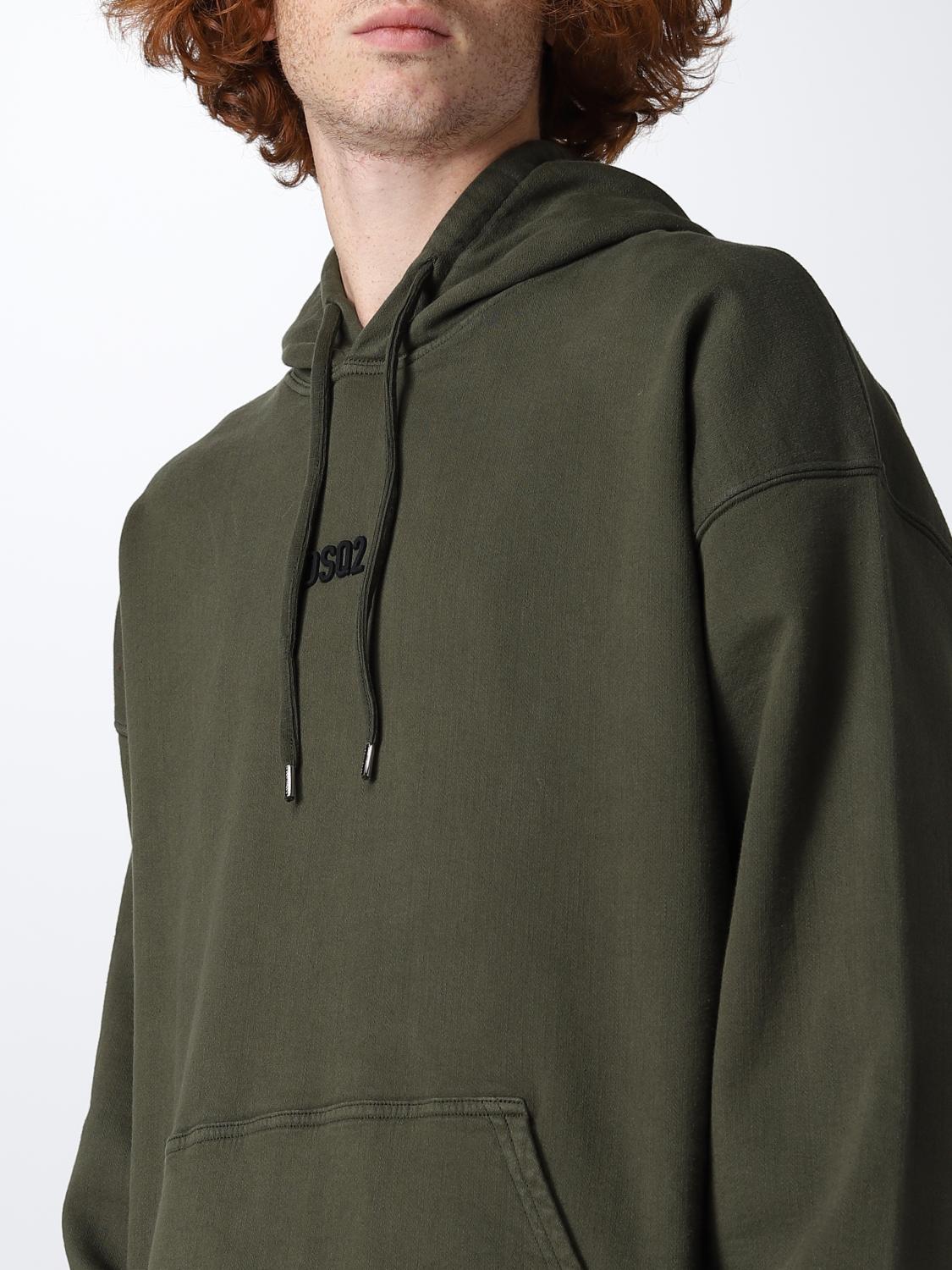 DSQUARED2 SUDADERA: Sudadera hombre Dsquared2, Verde - Img 3