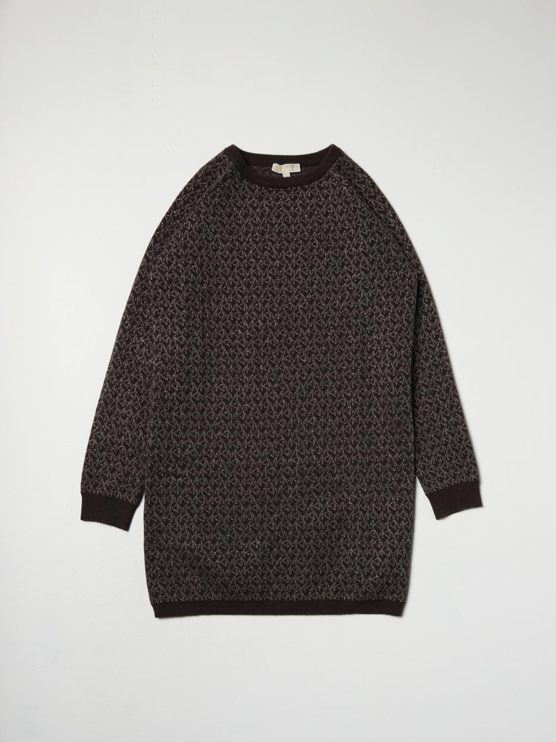 MICHAEL KORS VESTIDO: Vestido niños Michael Kors, Marrón - Img 1