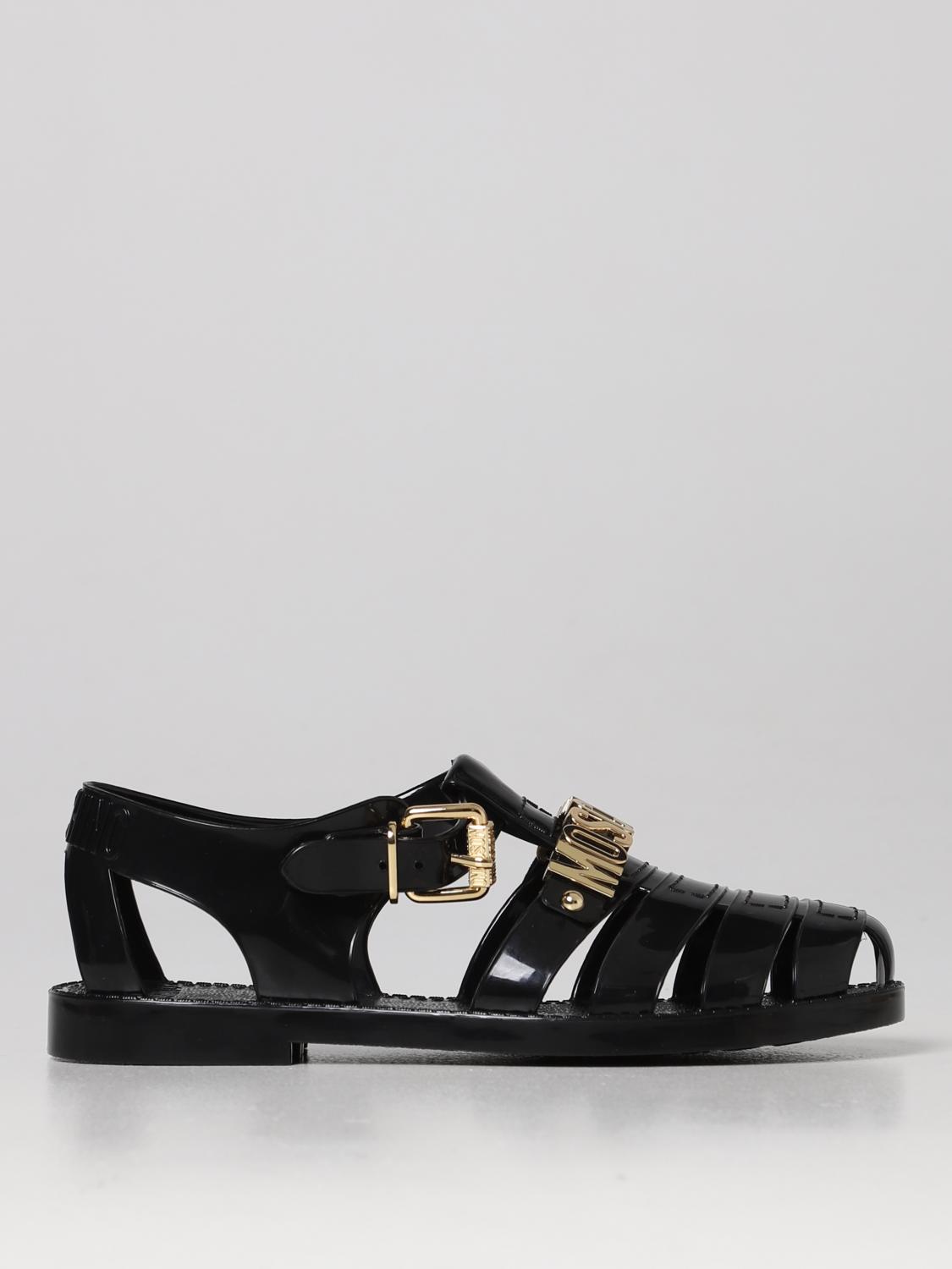 シューズ・サンダルその他 MOSCHINO COUTURE Woman Shoes Black MA10203C1MMF0 000 MOSCHINO COUTURE: Jelly PVC sandals - Black | Moschino