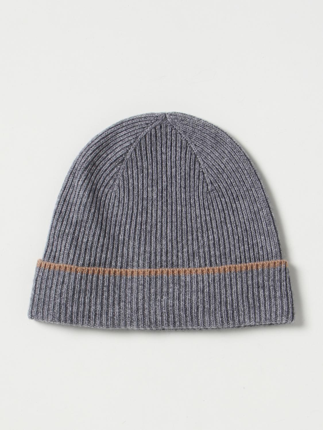 ELEVENTY CAPPELLO: Cappello Eleventy in cashmere, Grigio 1 - Img 2