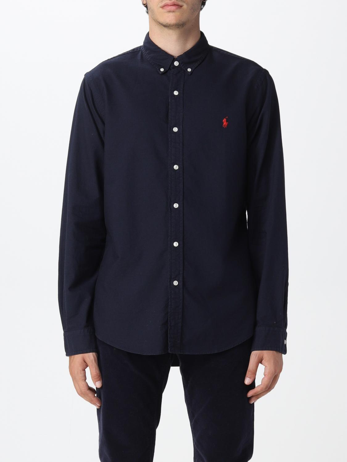 POLO RALPH LAUREN CAMISA: Camisa hombre Polo Ralph Lauren, Azul Marino - Img 1