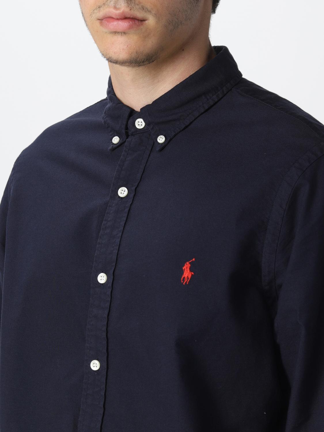 POLO RALPH LAUREN CAMISA: Camisa hombre Polo Ralph Lauren, Azul Marino - Img 3