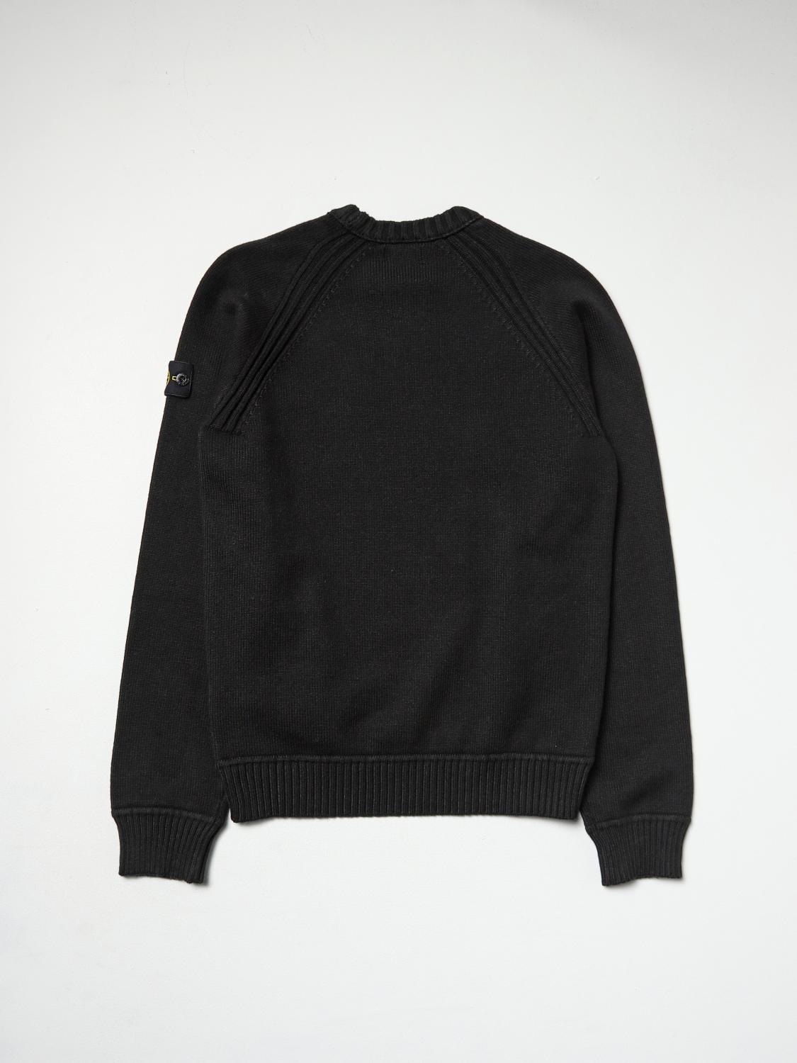 STONE ISLAND JUNIOR 毛衣: 毛衣 儿童 Stone Island Junior, 黑色 - Img 2