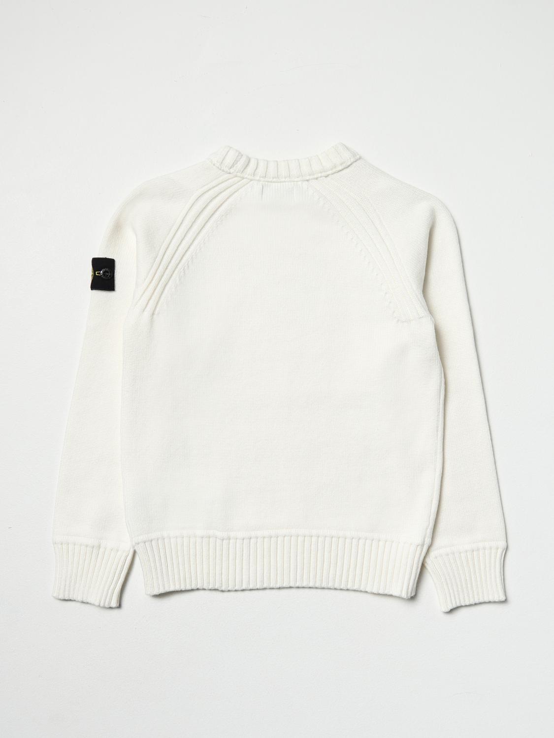 STONE ISLAND JUNIOR PULLOVER: Stone Island Junior Jungen Pullover, Yellow Cream - Img 2