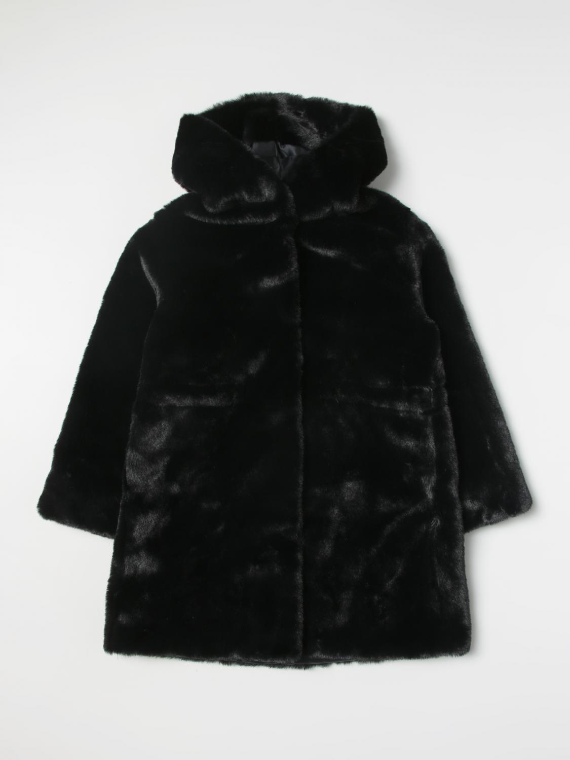 MONNALISA COAT: Coat kids Monnalisa, Black - Img 1