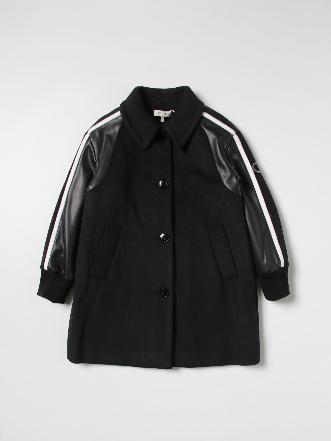 TWINSET ABRIGO: Abrigo niños Twinset, Negro - Img 1