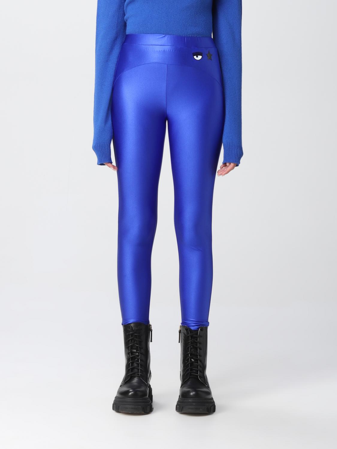CHIARA FERRAGNI: Pants women - Blue | Chiara Ferragni pants