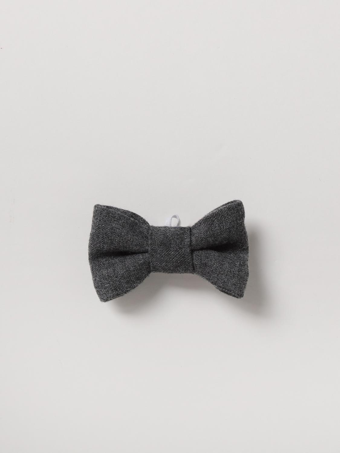 IL GUFO BOW TIE: Bow tie kids Il Gufo, Grey - Img 1