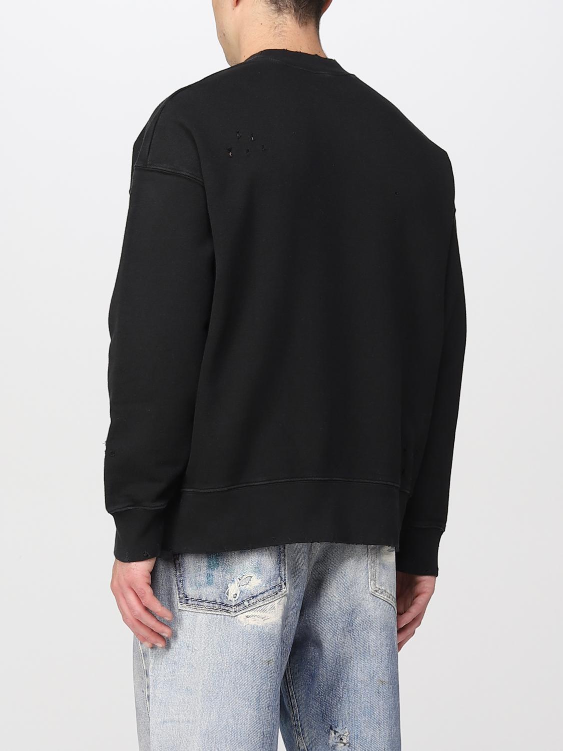 PALM ANGELS FELPA: Felpa a girocollo Palm Angels con logo, Nero - Img 2