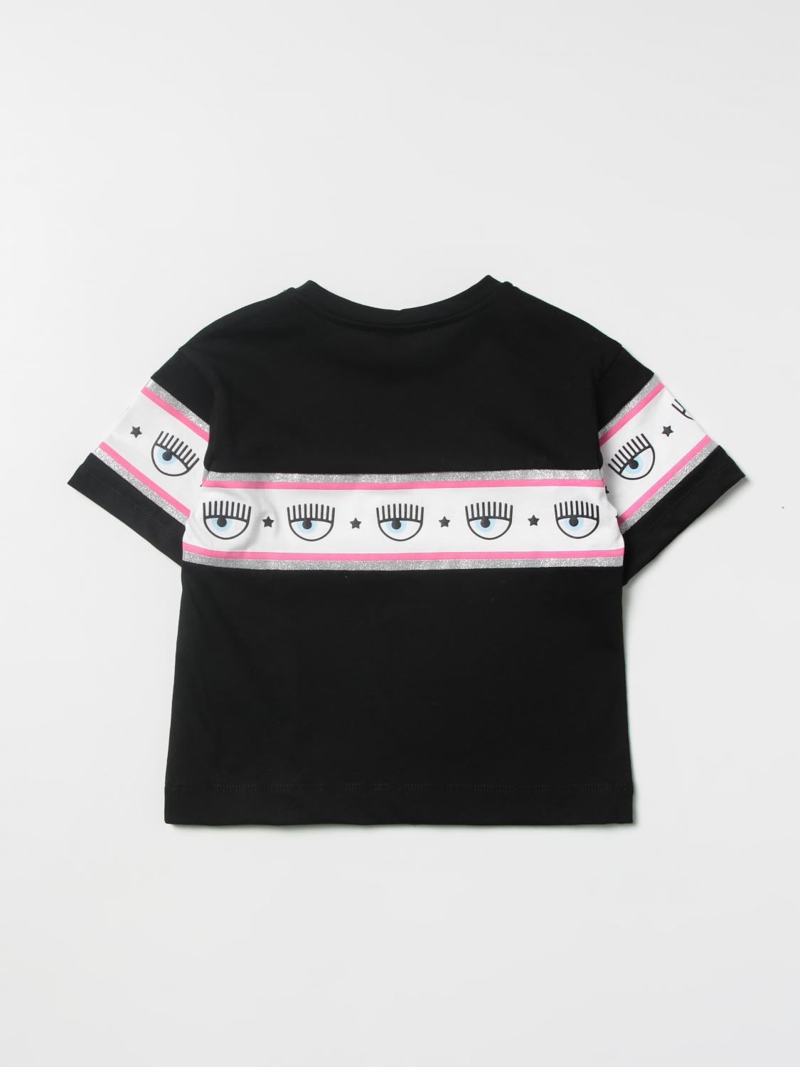 CHIARA FERRAGNI T-SHIRT: Chiara Ferragni Mädchen T-Shirt, Schwarz - Img 2