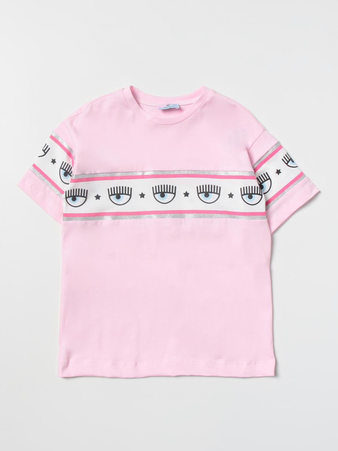 CHIARA FERRAGNI T-SHIRT: Chiara Ferragni Mädchen T-Shirt, Pink - Img 1