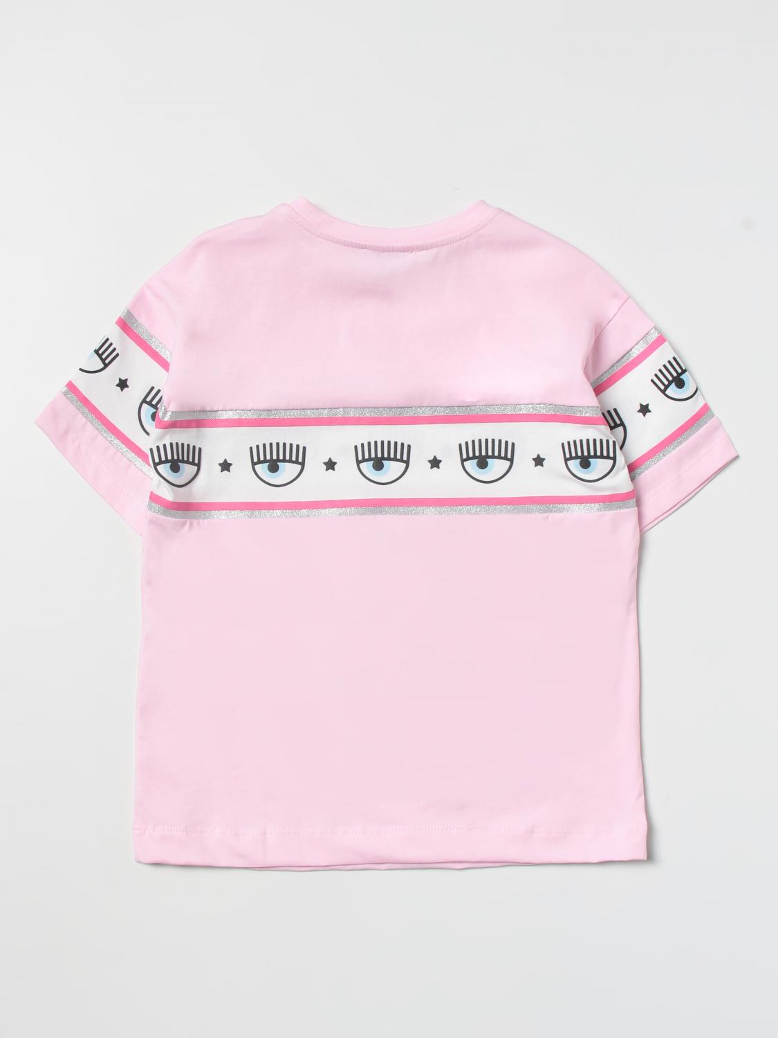 CHIARA FERRAGNI T-SHIRT: Chiara Ferragni Mädchen T-Shirt, Pink - Img 2