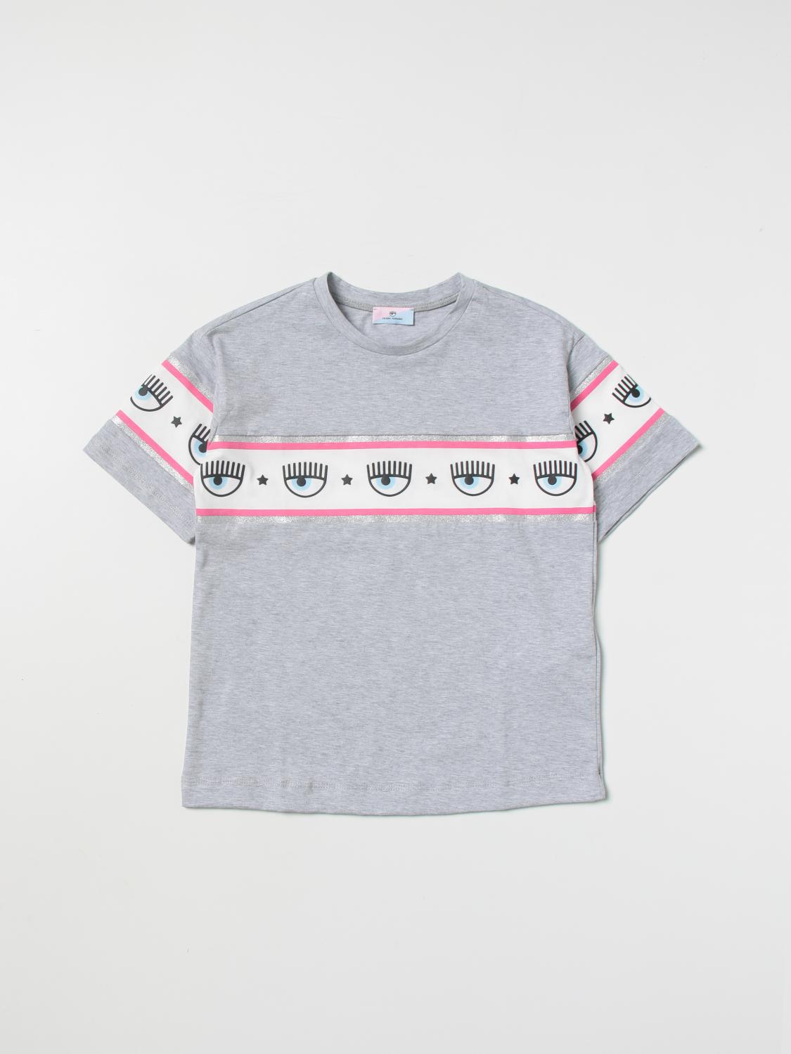 CHIARA FERRAGNI T-SHIRT: T-shirt kids Chiara Ferragni, Grey - Img 1