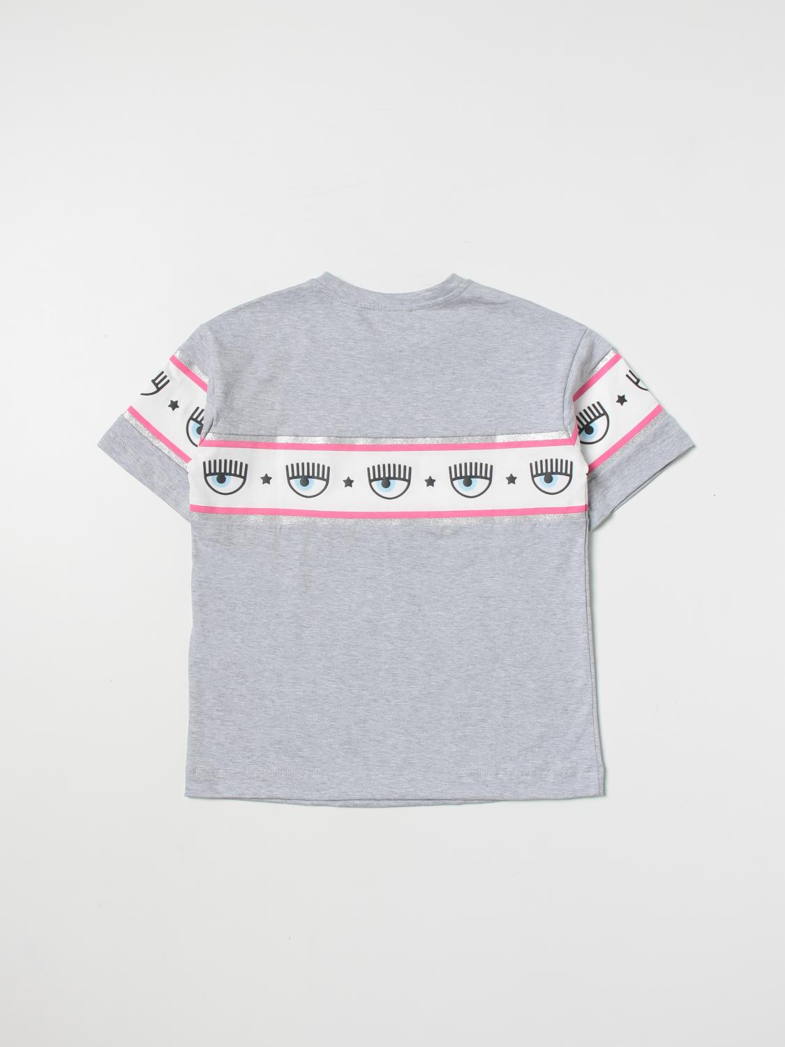 CHIARA FERRAGNI T-SHIRT: T-shirt kids Chiara Ferragni, Grey - Img 2