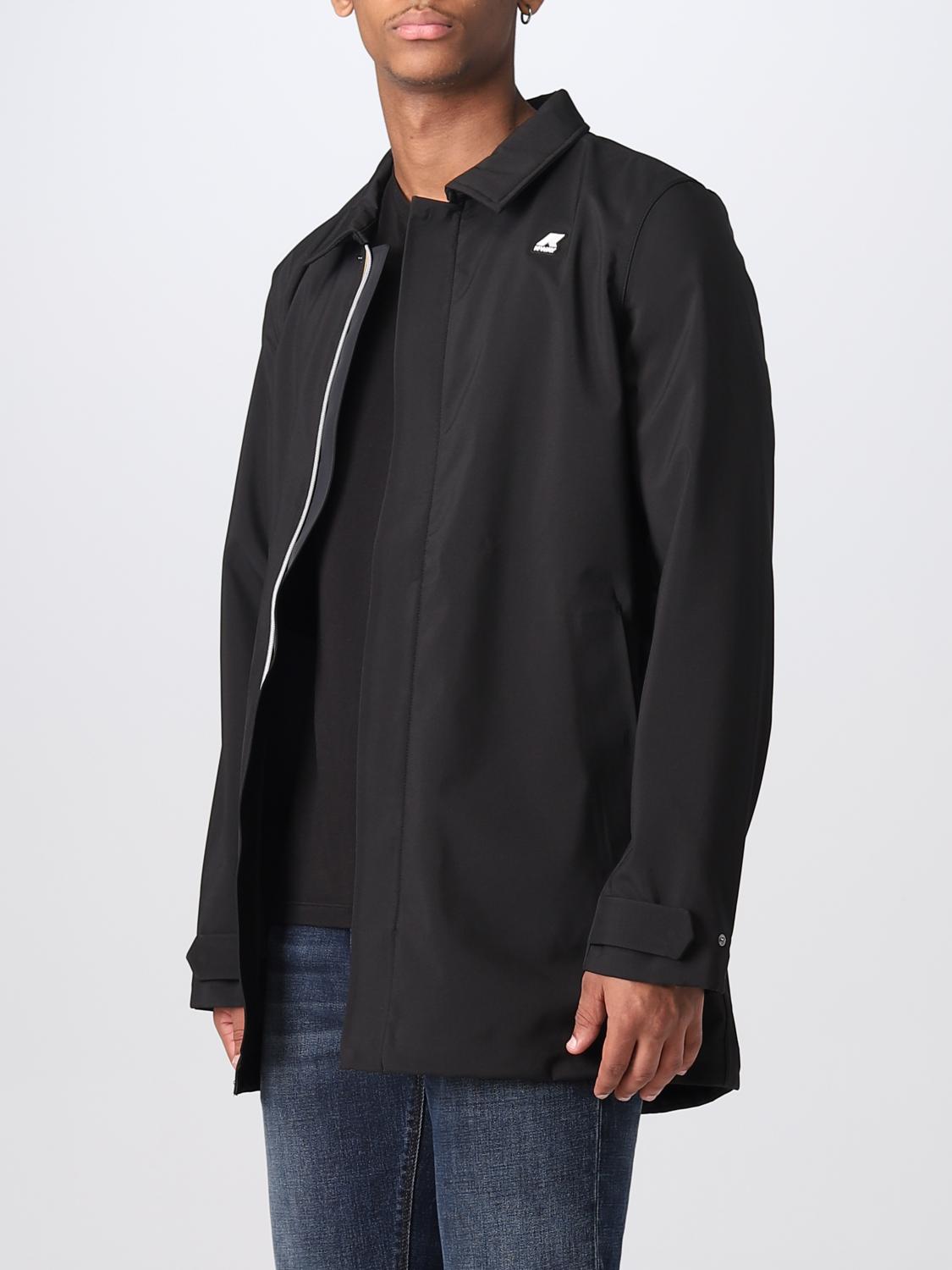 K-WAY JACKET: Coat men K-way, Black - Img 3
