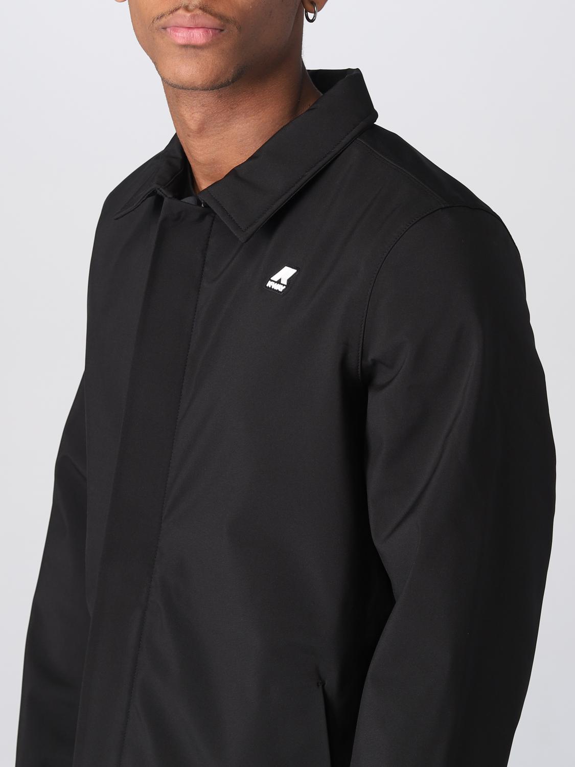 K-WAY JACKET: Coat men K-way, Black - Img 4