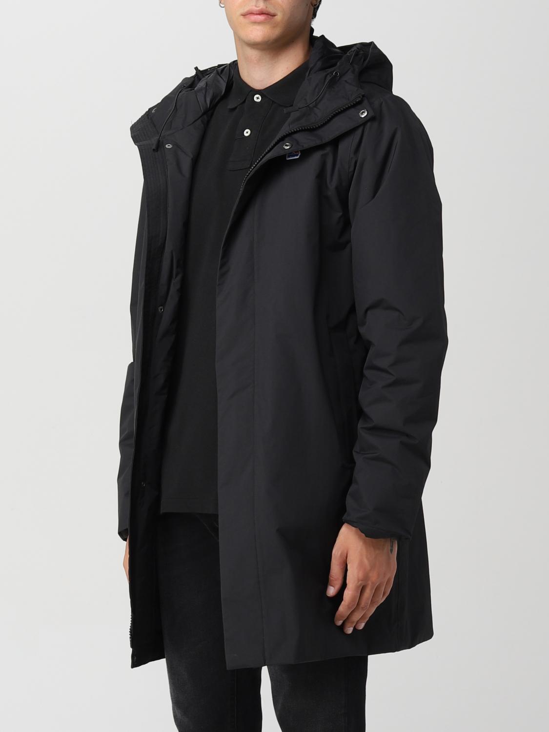 K-WAY JACKET: Coat men K-way, Black - Img 3