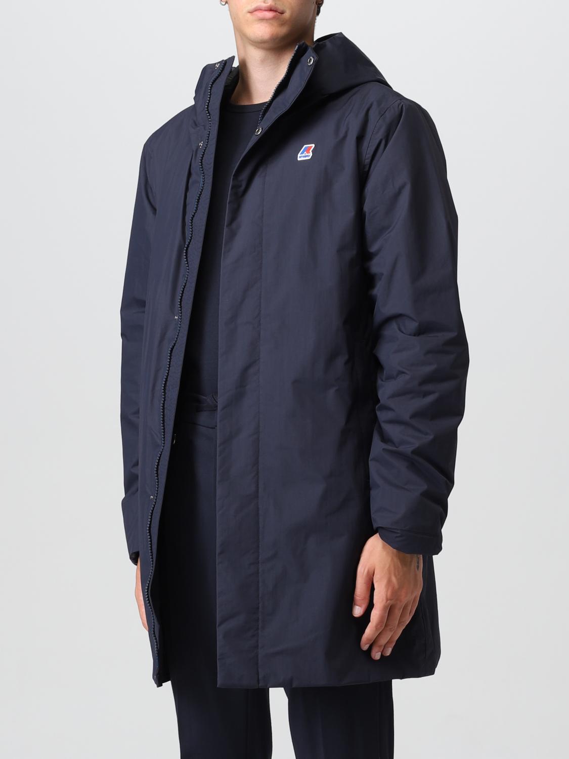 K-WAY JACKET: Coat men K-way, Blue - Img 3