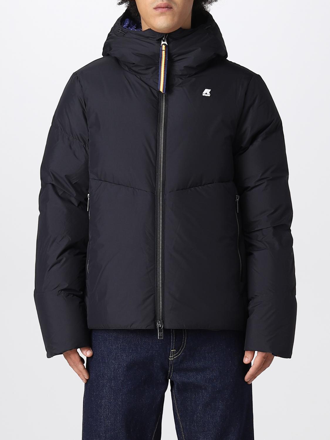 K-WAY JACKET: Coat men K-way, Black - Img 1