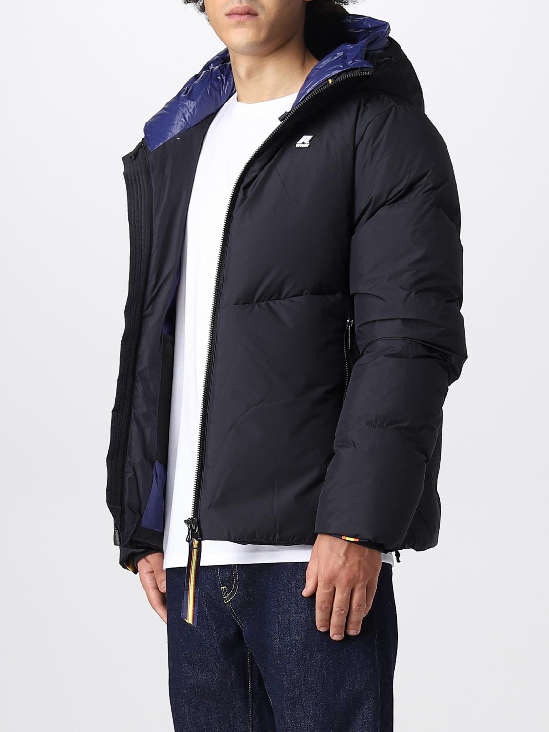 K-WAY JACKET: Coat men K-way, Black - Img 3