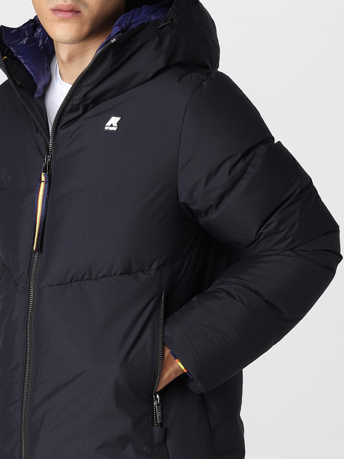 K-WAY JACKET: Coat men K-way, Black - Img 4