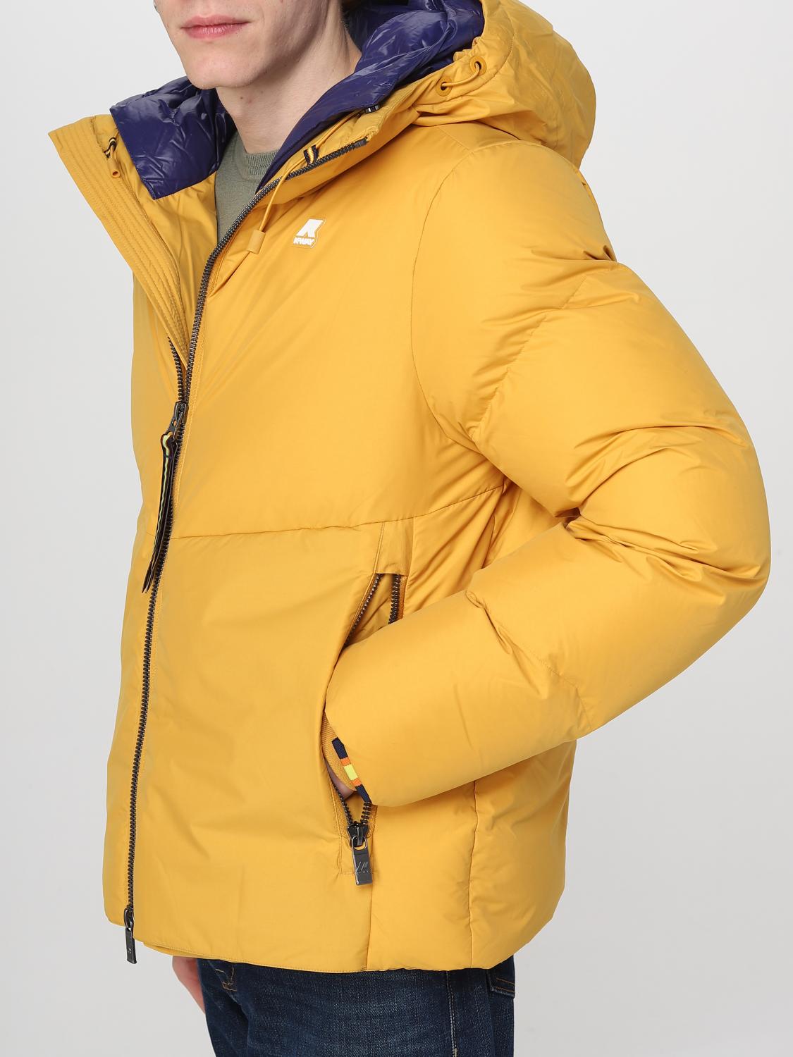 K-WAY CHAQUETA: Abrigo hombre K-way, Amarillo - Img 4
