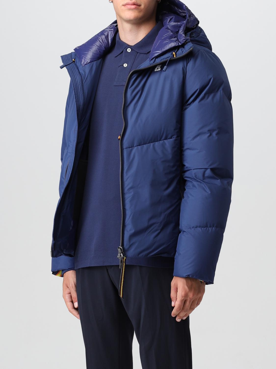 K-WAY JACKET: Coat men K-way, Blue - Img 3