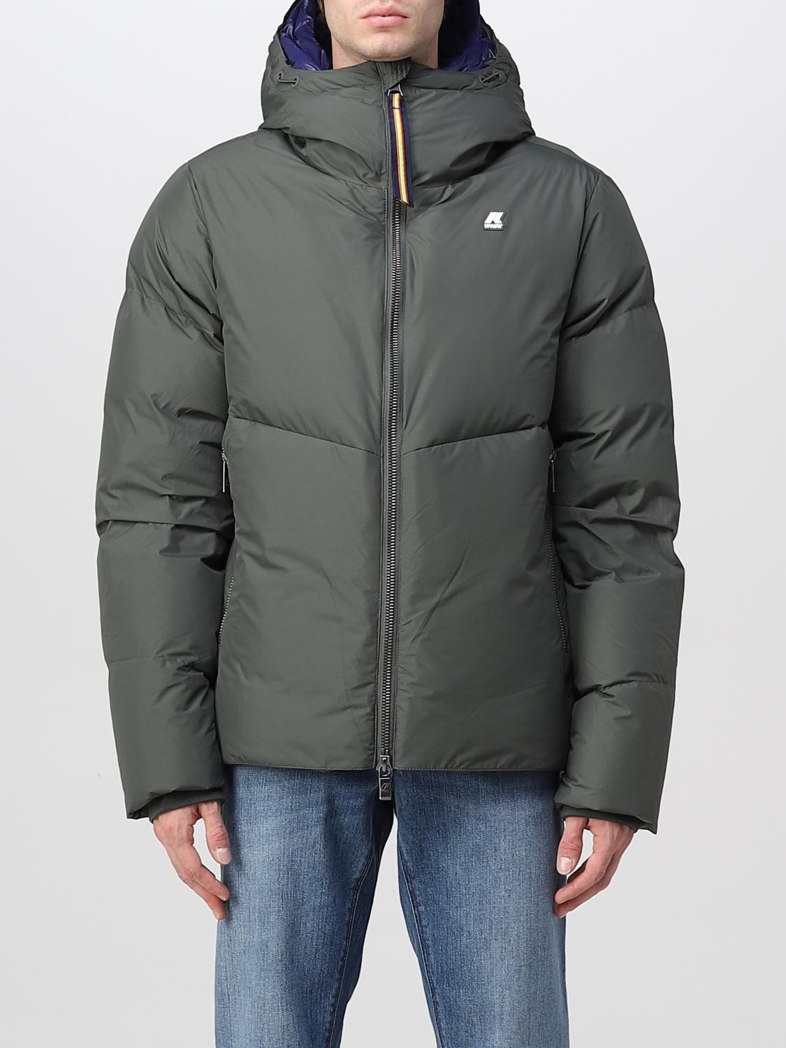 K-WAY 재킷: 코트 남성 K-way, 그린 - Img 1