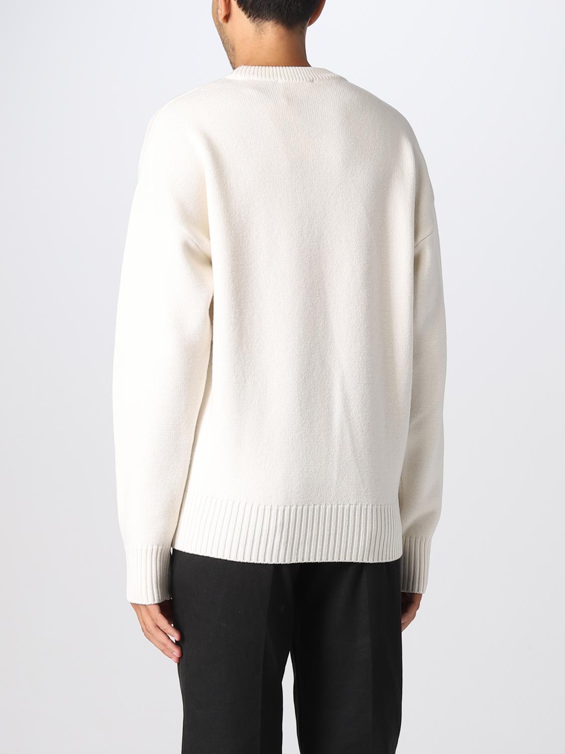 AMI PARIS PULLOVER: Ami Paris Herren Pullover, Weiß - Img 2