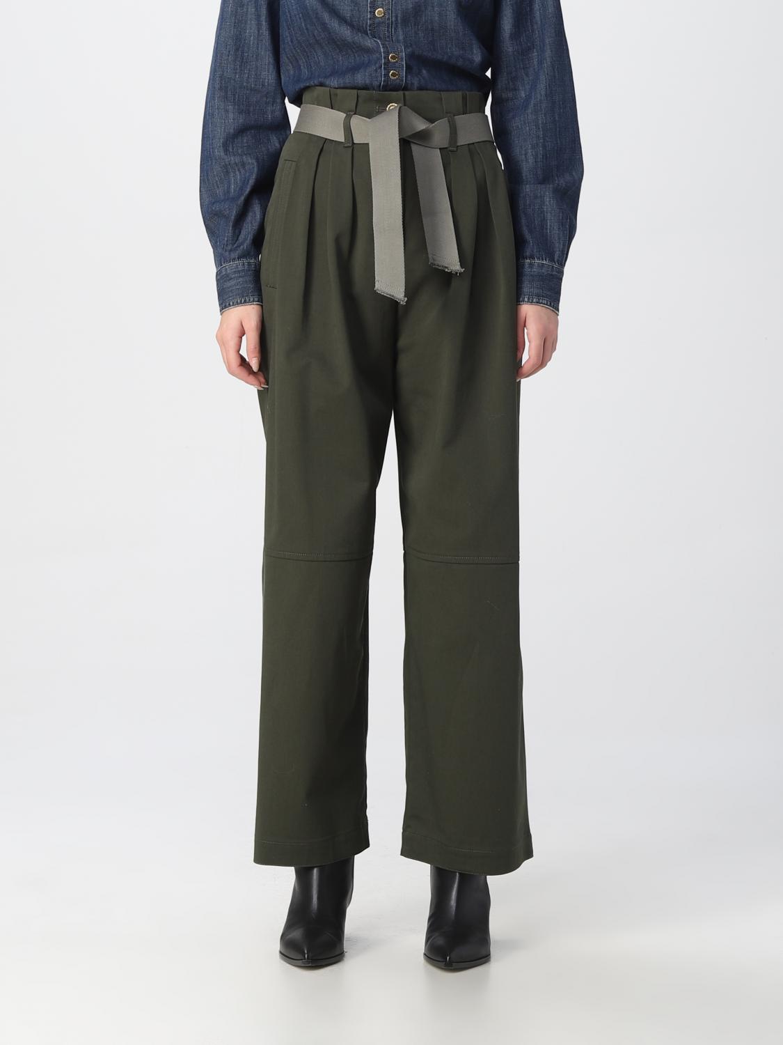パンツ PINKO Woman Pants Green 1G189XA054 X18 Pinko Outlet: Pants women - Green | Pinko pants 1G189XA054