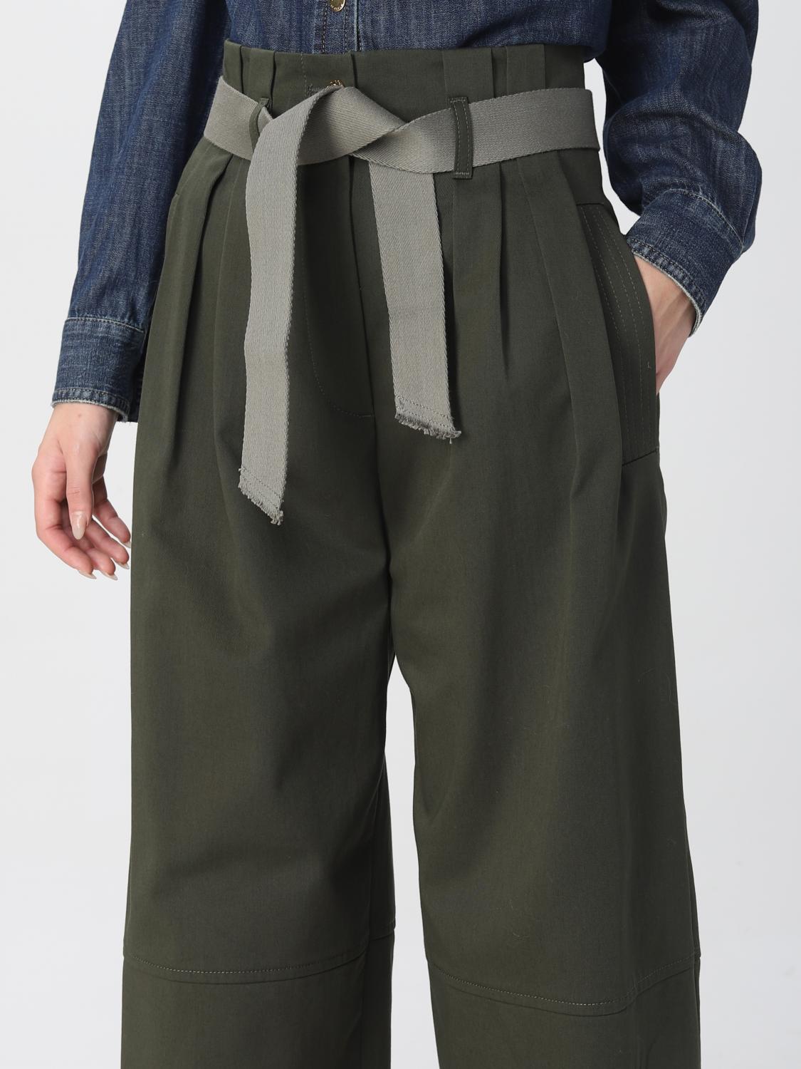 パンツ PINKO Woman Pants Green 1G189XA054 X18 Pinko Outlet: Pants women - Green | Pinko pants 1G189XA054